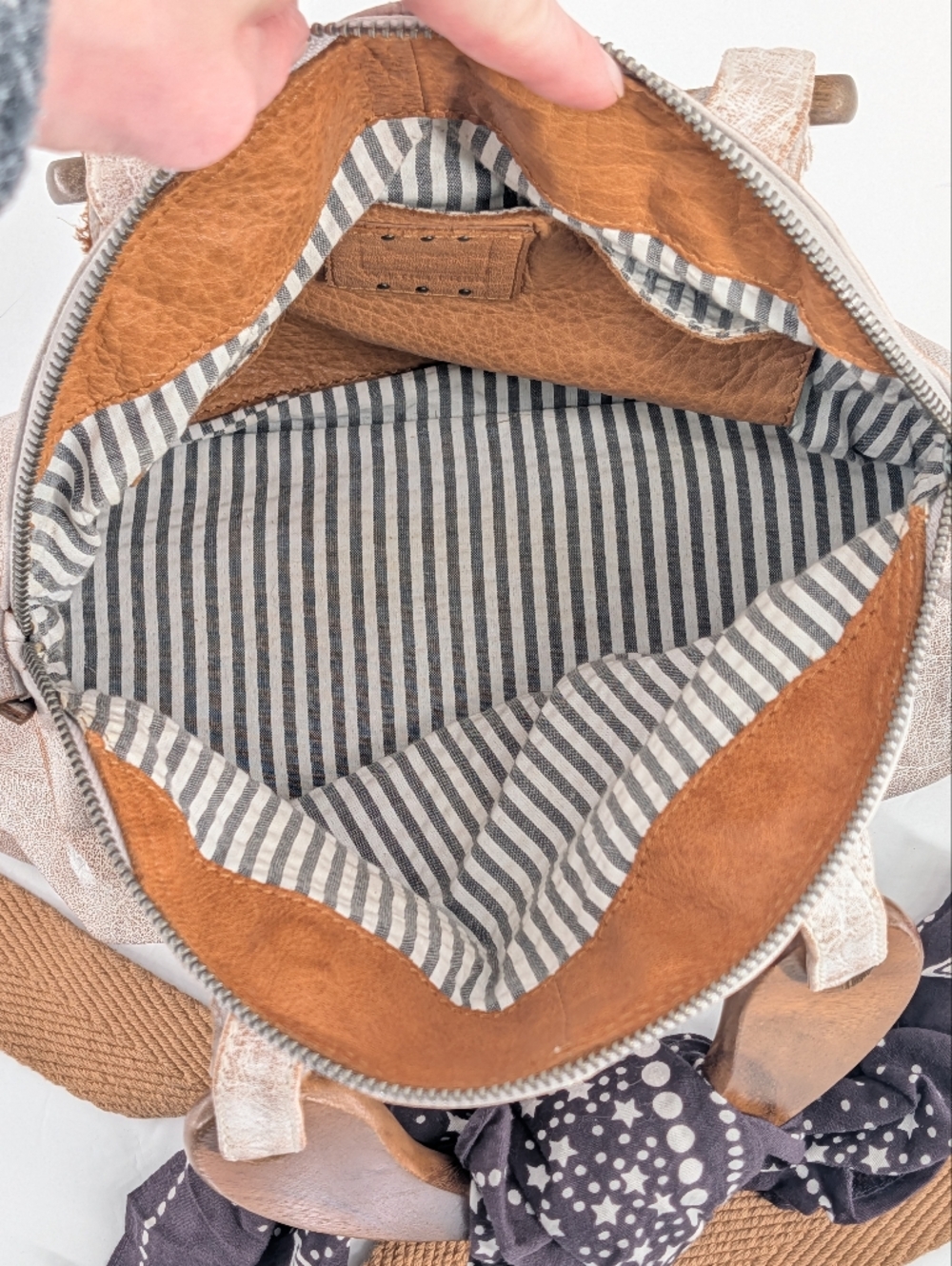 Free People We The Free Baby Willow Tote Bag *FLAWED* Festival Boho Cowgirl - Picture 6 of 16